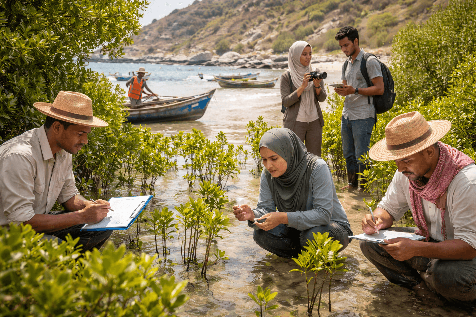 فريق مبادرة يمن أزرق